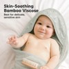 Luxe Baby Hooded Towel, Organic Baby Bath Towel, Hooded Baby Towels, Baby Beach Towel for Newborn, Kids - 3 of 4