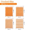 Unique Bargains Greaseproof Kraft Paper Environmentally Beneficial Durability Pastry Bags 100 Pcs - 2 of 4