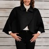 Coolmee Women's Shawl Wraps Cloak Cape Warm Pullover Winter Soft Shawl Cover Up - 4 of 4