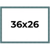 PosterPalooza | Simple Blue Picture Frame - UV Acrylic, Backing Board, Hanging Hardware Included - 2 of 4