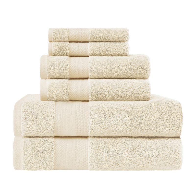Premium Cotton Solid Plush Heavyweight Luxury Towel Set by Blue Nile Mills, 1 of 7