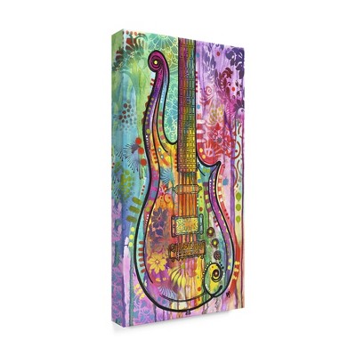 Trademark Fine Art -Dean Russo 'Prince Cloud Guitar' Canvas Art