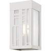 Livex Lighting Malmo 1 - Light Wall Light in  Brushed Nickel - 4 of 4