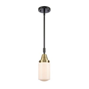 Dover - 1 Light Stem Hung Mini Pendant In Traditional Style-11.38 Inches Tall and 4.5 Inches Wide - 1 of 1