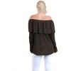 Women's Metallic Ruffled Tunic - PLUS - umgee - 3 of 3