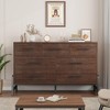 ODK 7 Dresser for Bedroom, Freestanding 52" Wide Drawer Dresser with Storage, Wooden Closet Storage Chest for Living Room, Bedroom, Entryway - 3 of 4
