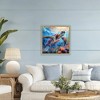Stupell Industries Rainbow Sea Turtle & Bubbles Floating Frame Canvas Art - 3 of 4