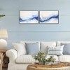 Stupell Industries Dreamy Indigo Mist 2pc Framed Giclee Art Set, Black, 18" x 12" - 2 of 4