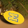McNeese State University Secondary Logo Aluminum Holiday Christmas Tree Ornament - 4 of 4