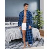 ADR Men's Ultra Plush Fleece Robe, Big and Tall Bathrobe - 2 of 4