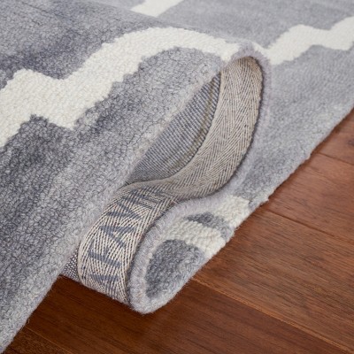 Ivory Elegance Hand-Tufted Wool Rectangular Rug