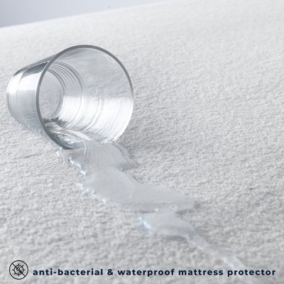 NEWTerry Towel Waterproof Mattress Protector Fitted Wet Sheet Bed Cover Washable 