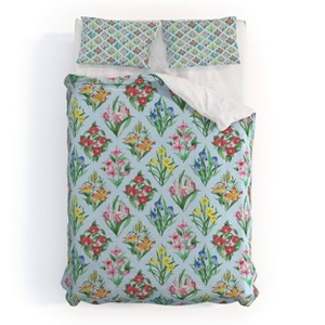 Deny Designs 3pc Full/Queen Evanjelina and Co Japanese Collection Duvet and Sham Set - 1 of 4