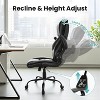 Ergonomic Office Chair, Reclining Executive Office Desk Chair with Adjustable Headrest and Pocket Spring Lumbar Support, Comfortable Computer Chair - 4 of 4