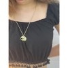 Slickblue Brass Elephant Charm Necklace – 27.25 Inches of Minimalist Style for Good Luck & Casual Outfits - 2 of 3