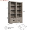Living Room 72 in Tall Bookcase, Bookcase and Bookshelves w/ Storage, Large Freestanding Display Storage Shelves, Modern Book Shelf Organizer - 2 of 4