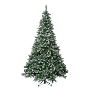 National Tree Company 6' First Traditions Unlit Oakley Hills Snowy Artificial Christmas Tree - 1 of 3