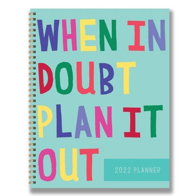 2022 Planner Weekly/Monthly Plan It Out Large - The Time Factory