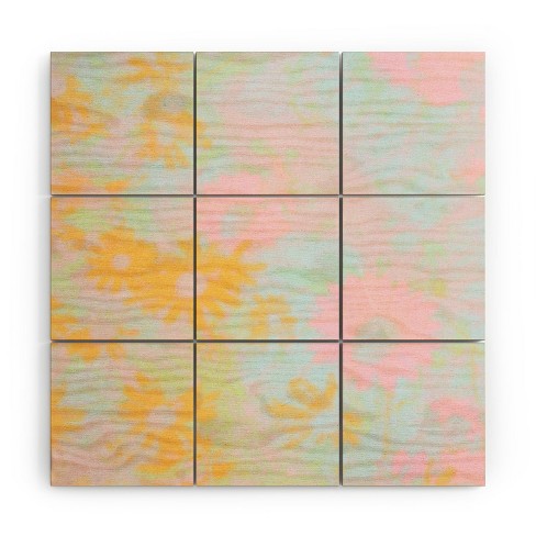 SunshineCanteen gentle flowers Wood Wall Mural - Society6 - image 1 of 2