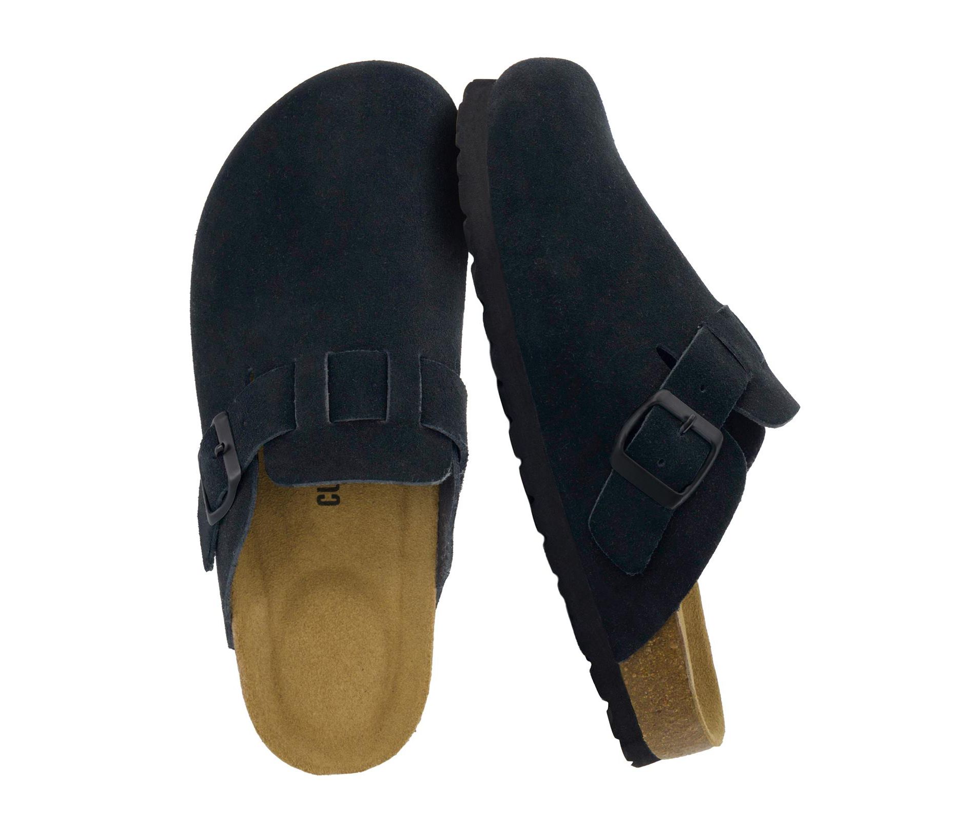 CUSHIONAIRE Hana - Genuine Leather Suede Classic Clog Womens Shoes - Slip On Mule Comfortable Shoes for Women