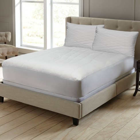 Clean Cotton Mattress Pad White Perfect Fit Target