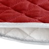 Oven Mitts, Set of 2 Oversized Quilted Mittens, Flame and Heat Resistant By Hastings Home (Burgundy) - 3 of 4