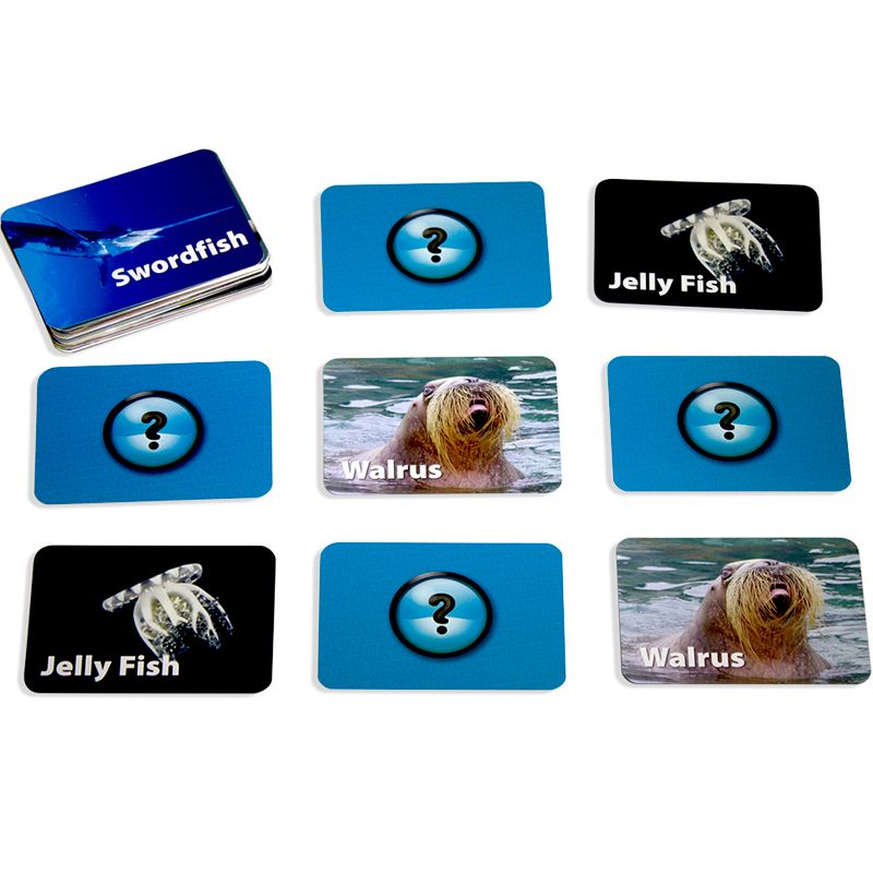 Stages Learning Materials Photographic Memory Matching Game, Sea Life, 5 of 10