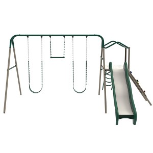 Lifetime Playset Climb and Slide Swing Set - Earthtone - 1 of 4