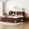 Streamdale Full-Size Captain Bed with Storage & Cabinets - 2 of 4