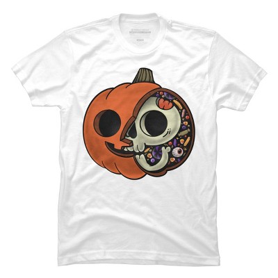 Men's Design By Humans Halloween Anatomy By ppmid T-Shirt