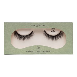 House of Lashes Love & Light Full Volume 100% Cruelty-Free Faux Silk Fibers False Eyelashes - 1pr - 1 of 2