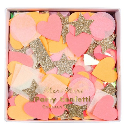 Meri Meri Pink Party Confetti Shapes Party Decorations And