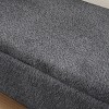 GlasFlength Ottomans and Benches Plush Fleece Storage Bench with Hidden Compartment for Living Room Bedroom, Gray, 47.24"*16.93"*17.72" - 4 of 4