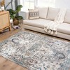 Hauteloom Cabacungan Gray & Blue Washable Area Rug - 2 of 4
