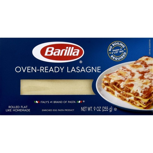 Barilla Oven Ready Lasagna Noodles 9oz Target