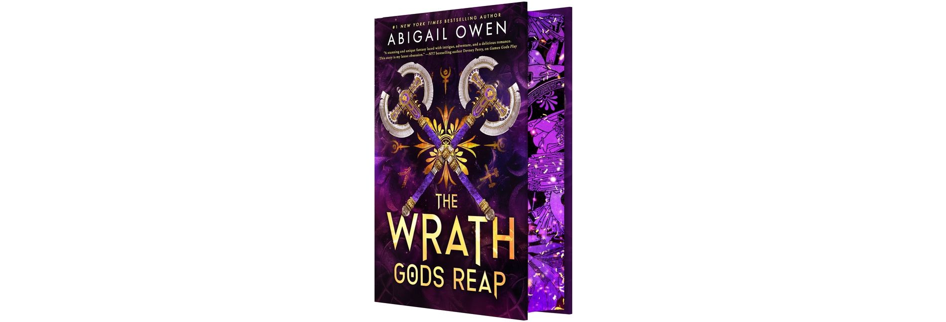 The Wrath Gods Reap - (Crucible) by  Abigail Owen (Hardcover)