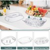 Aoibox 3-Tier Chilled Serving Platter with Lid, Ice Tray for Parties, Includes Stainless Steel Utensils, Perfect for Fruits, Veggies, and Appetizers - 3 of 4
