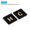 Unique Bargains Acrylic Self-Adhesive Faucets Sink  Waterproof C/H Water Label - 3 of 4