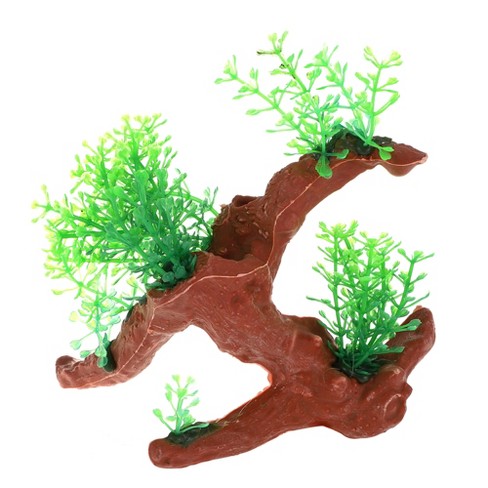 Unique Bargains 1 Pc Fish Tank Plants Decorations Artificial