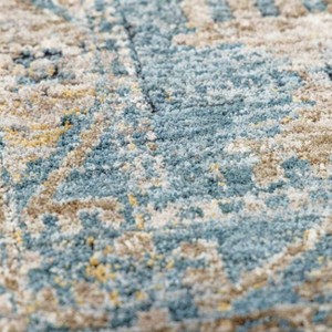 Hauteloom Mirabel Denim Blue Traditional Rug - 1 of 4