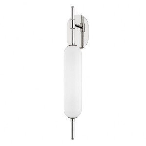 Mitzi Miley 1 - Light Wall Light in  Polished Nickel Opal Shiny Shade - 1 of 1