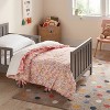 Toddler Crinkle Bow Gingham Floral Kids' Comforter - Pillowfort™ - 2 of 3