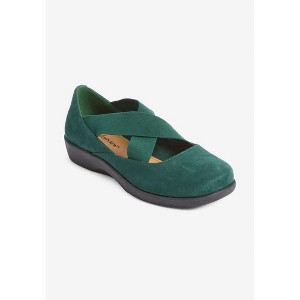 Comfortview Women's The Stacia Mary Jane Flat (Wide Widths Available) - 1 of 4