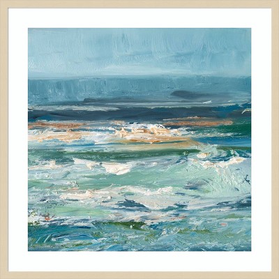 Pacific Whitecaps II Coastal Framed Graphic Art Print