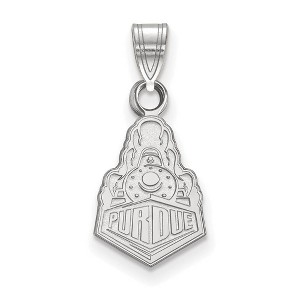 Black Bow Jewelry 14k White Gold Purdue Boilermakers NCAA Small Pendant - 1 of 3