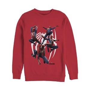 Men's Marvel Gamerverse Spider-Man Trio Sweatshirt - 1 of 3