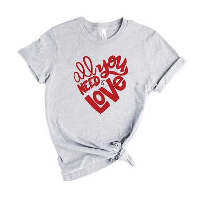 Simply Sage Market Women's All You Need Is Love Short Sleeve Graphic Tee