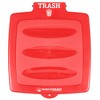 Leisure Sports Collapsible Portable Trash Bag Holder – Red and Black - 3 of 4