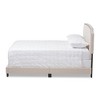 Odette Modern and Contemporary Fabric Upholstered Bed Light Beige - Baxton Studio - image 2 of 4