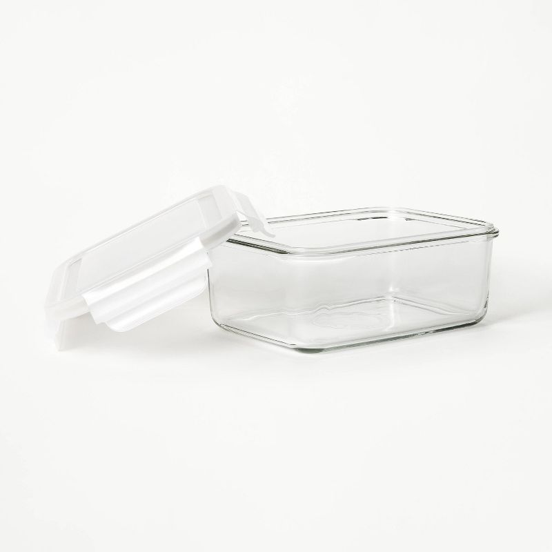 4.33 Cup Glass Food Storage Container Clear - Figmint&#8482;, 4 of 8